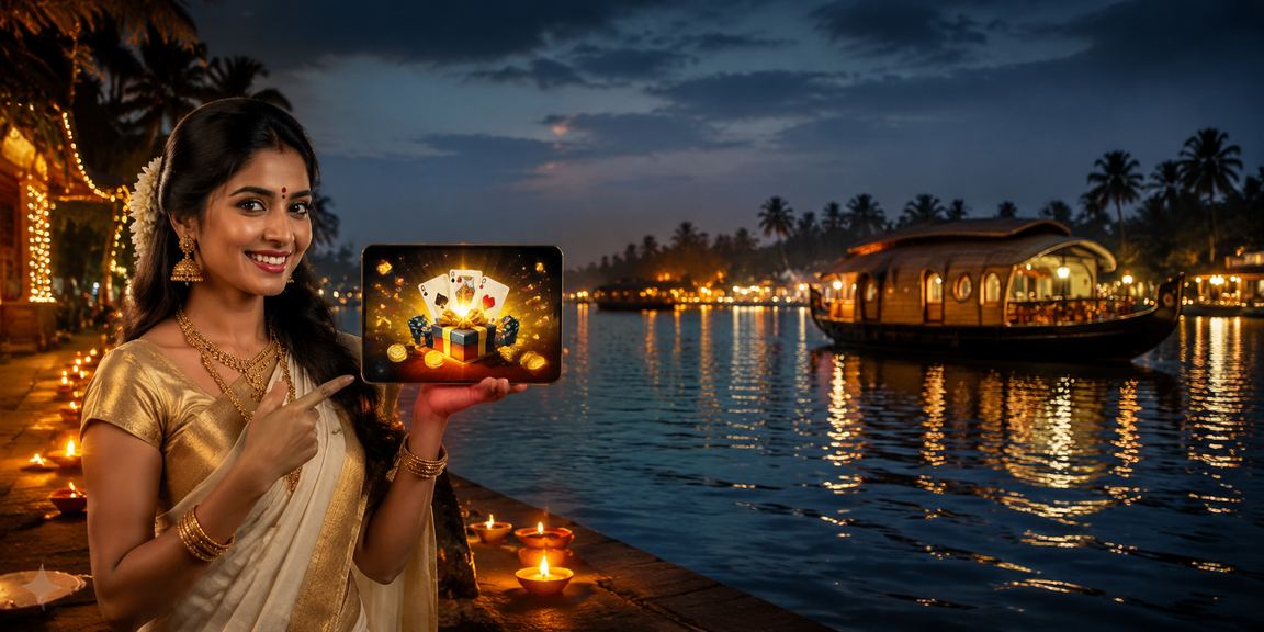 Aviator game interface on mobile at Kerala backwaters